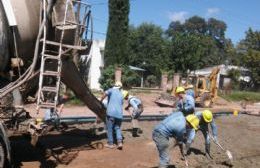 Último tramo de la obra de pavimentación en Avenida Alessandro